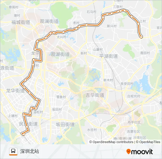 深莞2线 Bus Line Map