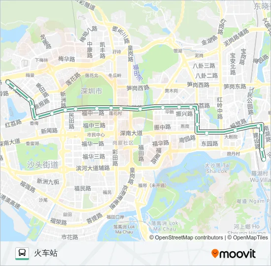 25区间线 Bus Line Map