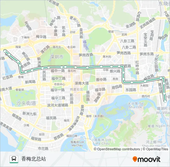 25区间线 Bus Line Map
