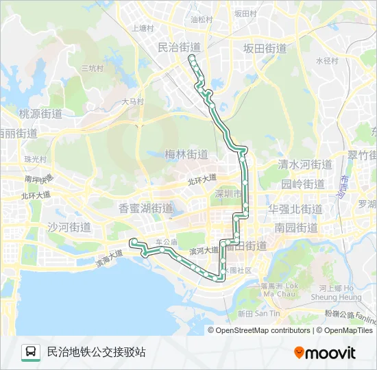 76区间线 Bus Line Map
