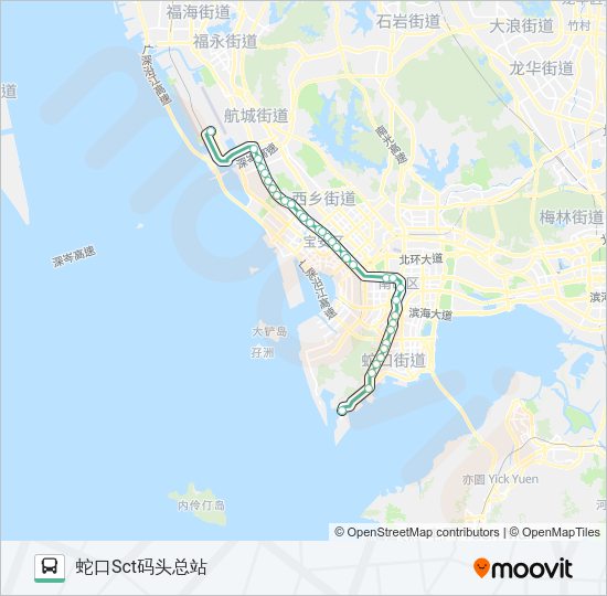 公交机场10路的线路图