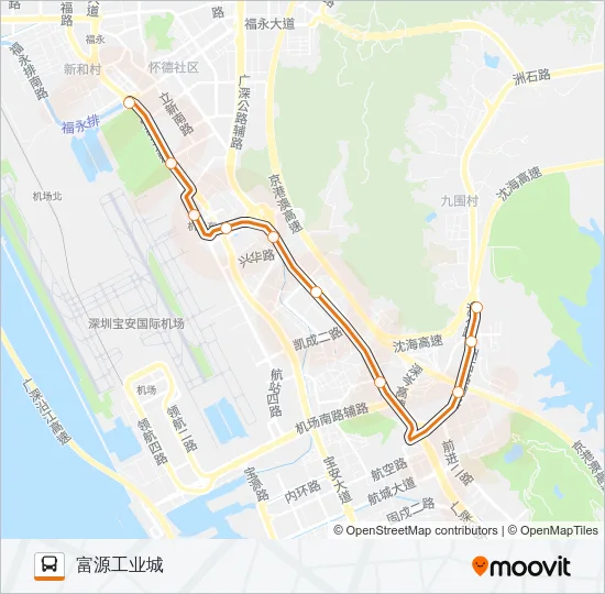 公交高峰专号路的线路图