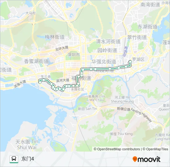 103B短线 Bus Line Map
