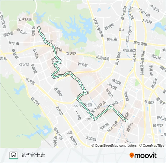 324区间线 Bus Line Map