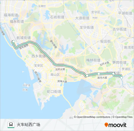 330机场1 Bus Line Map