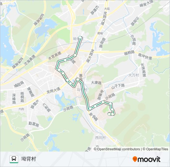 公交930安良路的线路图