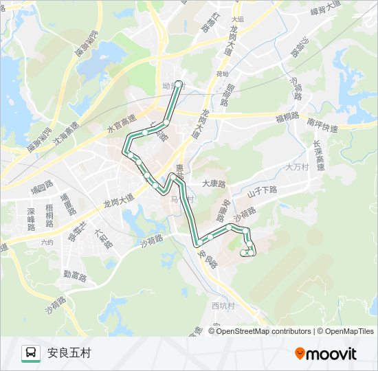 930安良线 Bus Line Map