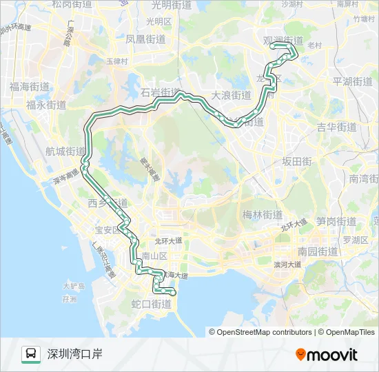 新通宝T2A Bus Line Map