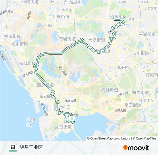 新通宝T2A Bus Line Map