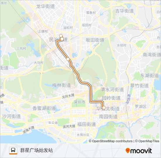 高快巴士3号 Bus Line Map