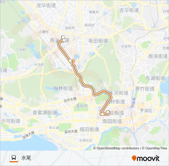 高快巴士3号 Bus Line Map