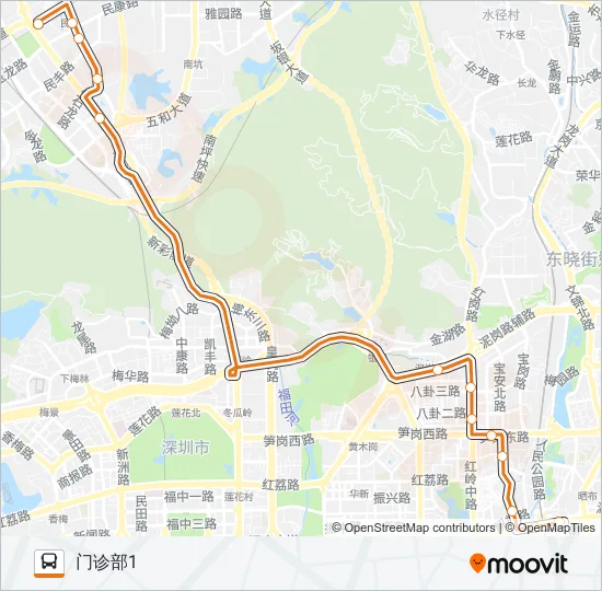 高快巴士9号 Bus Line Map