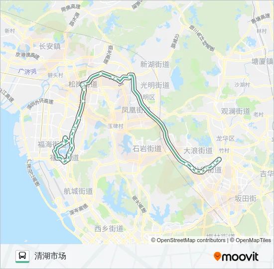 868区间线2 Bus Line Map
