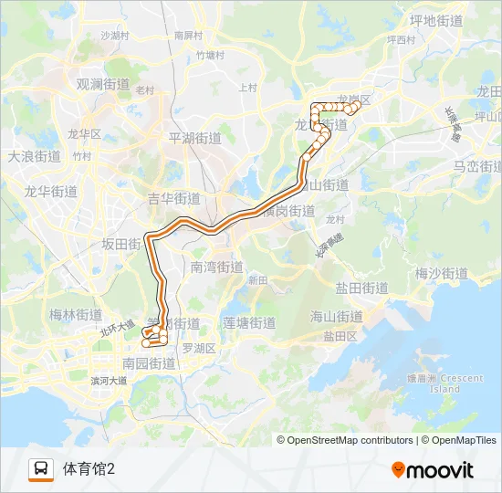 公交高峰专33号路的线路图