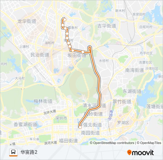 公交高峰专39号路的线路图
