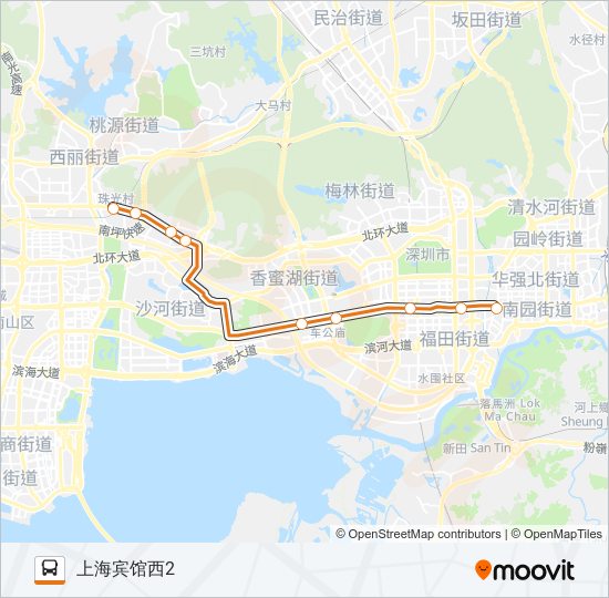 高峰专线49号 bus Line Map