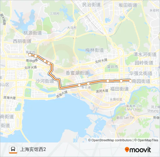 公交高峰专49号路的线路图