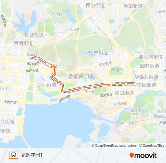 高峰专线49号 Bus Line Map