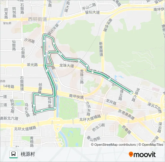 B710 Bus Line Map