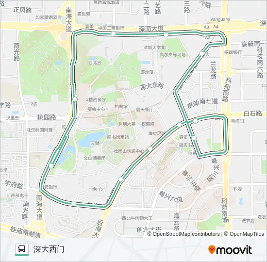 B728 Bus Line Map