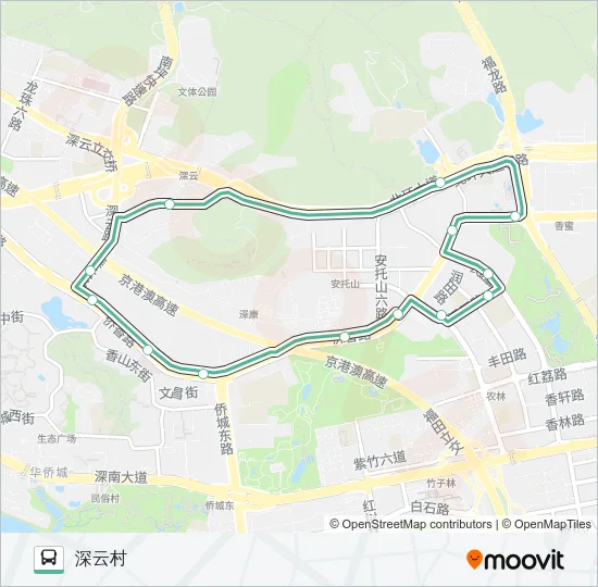 B729 Bus Line Map