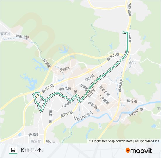 公交B738路的线路图