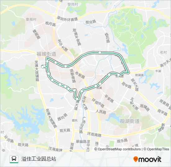 B766 Bus Line Map