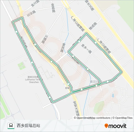 B804 Bus Line Map