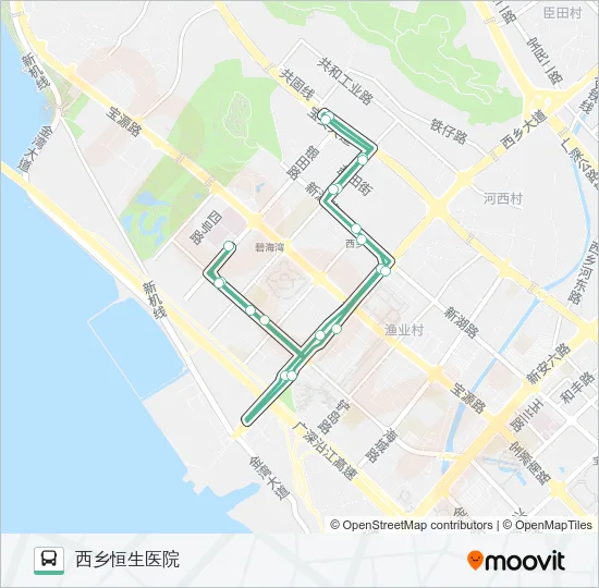 B805 Bus Line Map