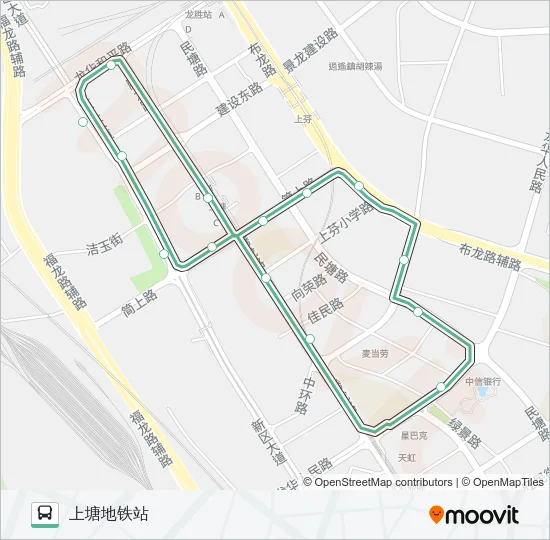 B830 Bus Line Map