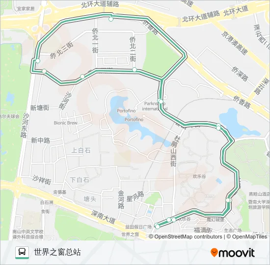 B795 Bus Line Map