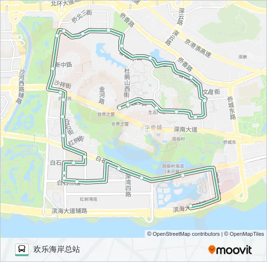 M486 Bus Line Map