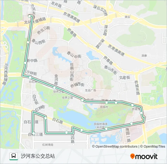 M487 Bus Line Map