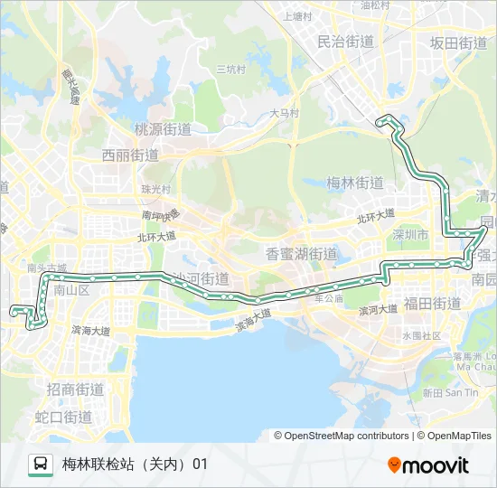 234 Bus Line Map