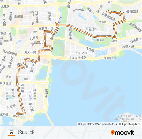 N24 Bus Line Map