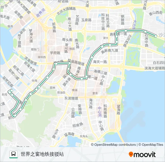 M388 Bus Line Map
