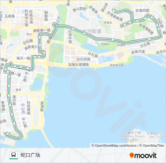 72 Bus Line Map