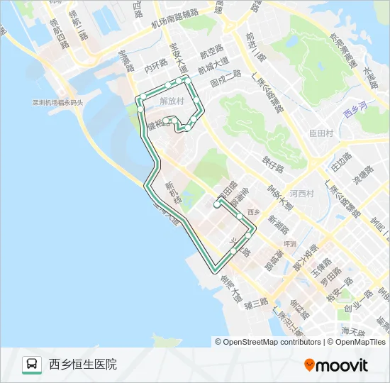 B887 Bus Line Map