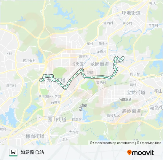 M320 Bus Line Map