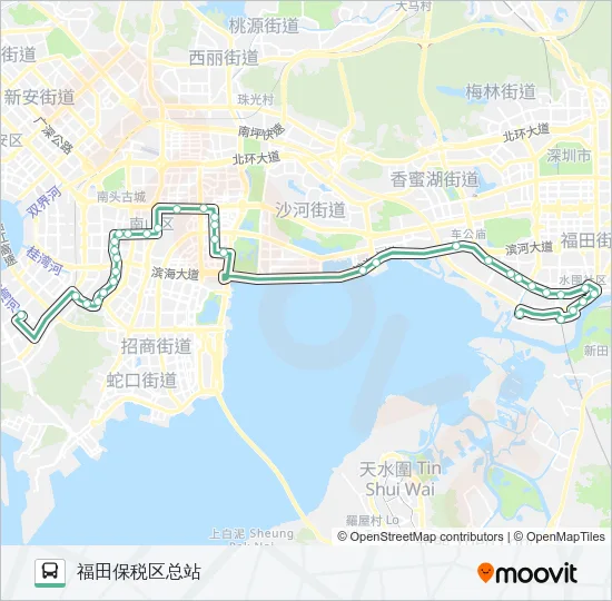 M453 Bus Line Map