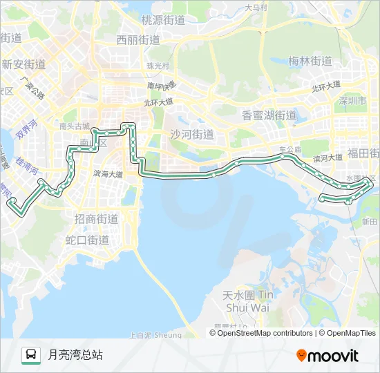 M453 Bus Line Map