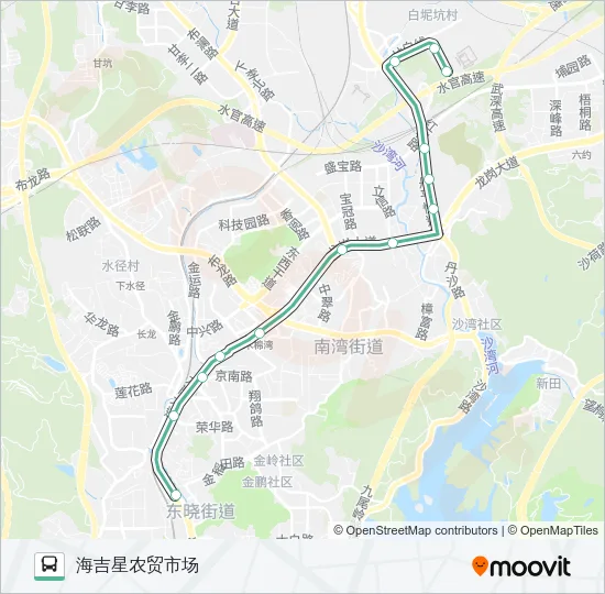 M485 Bus Line Map