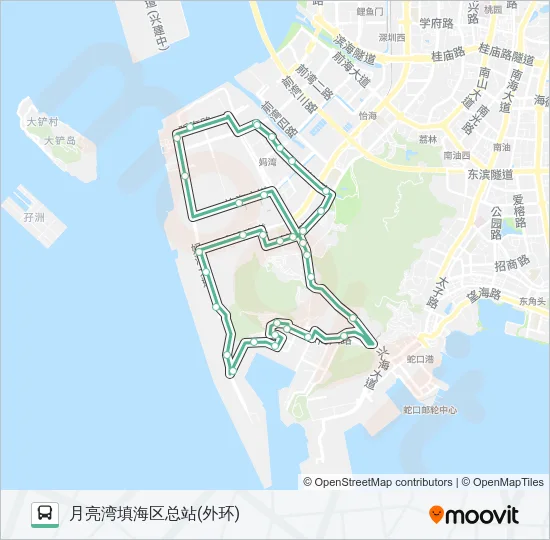 M489 Bus Line Map