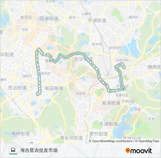 M491 Bus Line Map