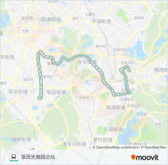 M491 Bus Line Map