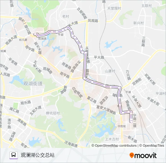 B878 Bus Line Map