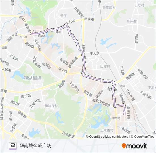 B878 Bus Line Map