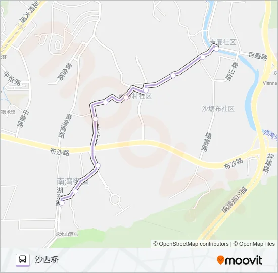 B881 Bus Line Map