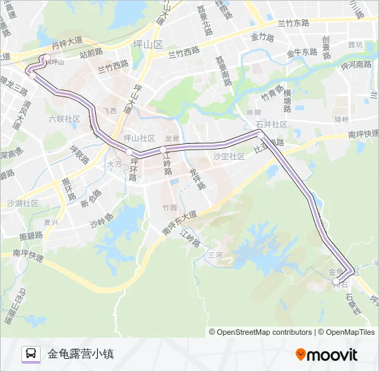 B883 Bus Line Map