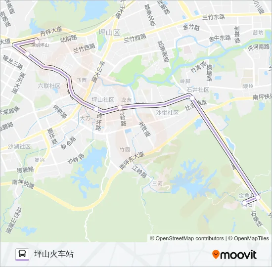 B883 Bus Line Map